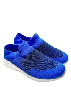 Modern Fashionable Men's Sports Shoes (Navy Blue, UK Footwear Size System, Adult, Men, Numeric, Medium, 9)