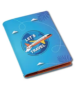 FASHION DUET Travel Printed Passport Case/Card/Travel Document Holder for Travel Use,Compact Passport Cover/Holder for Men & Women