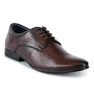 ID Wine Lace-Up Leather Formal Shoes for Men