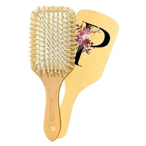 Allure Personalised Letter O Paddle Hair Brush