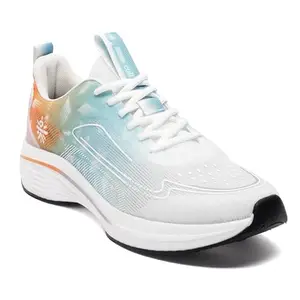 Cult Men's Xypher Running Shoes (CS704265UK9_White/Orange_UK9)