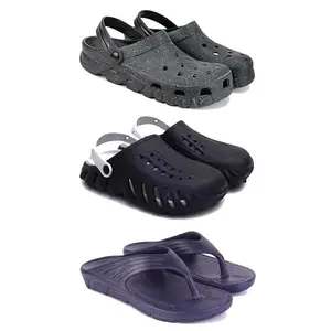 Men's Sandals | Lightweight Wear| Stylish & Easy to Wear For Men's PCV-SAN-(3-COMBO)-3056-3149-3153-7