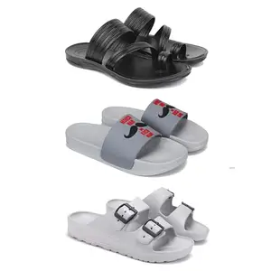 DRACKFOOT Men's Sandals | Lightweight Wear| Stylish & Easy to Wear For Men's GR-SAN-(3-COMBO)-3152-1590-3114-6
