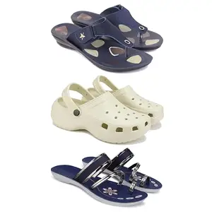 Women's Comfortable Sandal,Casual Lightweight Sandal for Everyday Wear | (COMBO-3)-1973-OO8-1945-6-EURO-37