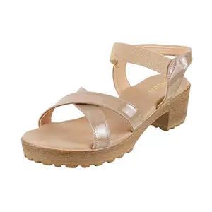 Metro Womens Synthetic Chikoo Sandals (Size (7 UK (40 EU))