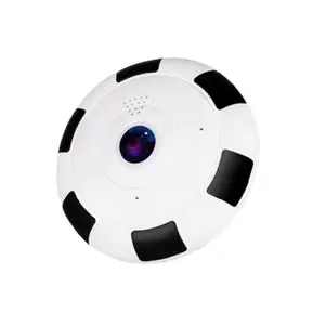 HD 1080 P Wi-Fi IP 360 Degree FishEye Panoramic CCTV Wireless Camera with TF Card Slot, Night Vision, Motion Detection