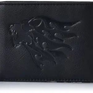 Justrack Men Dark Black Color Genuine Leather Wallet (LWM00211-JT_6)
