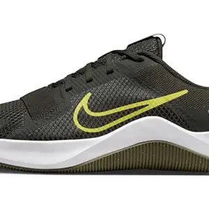 Nike Mens Mc Trainer 2 Sequoia/HIGH Voltage-Medium Olive-White Running Shoe - 6 UK (7 US) (DM0823-300)