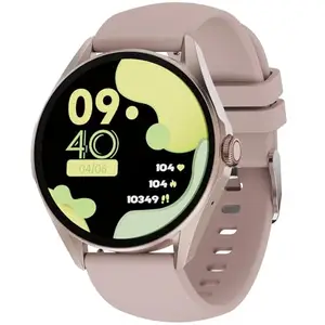 Maxima Elegance 1.39" HD Smart Watch, Bluetooth Calling, 650 Nits, Advanced Realtek Processor, 100+ Sports Mode & Watch Faces, AI Health Monitoring, Smartwatch for Men & Women (Rose Gold Peach)