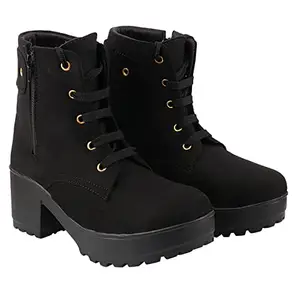Shoetopia Women and Girls Black Boots