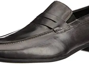 Ruosh Men's Grey Leather Formal Shoes - 9 UK/India (43 EU)(10 US) (1104801005)