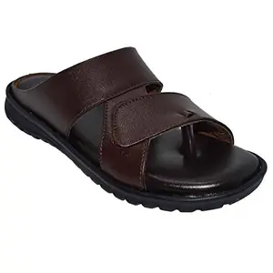 AJANTA Men Brown Outdoor Sandals-6 UK (40 EU) (CG0954)
