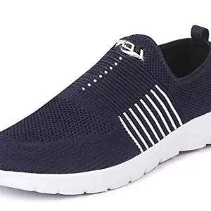 Lancer Mens HUMMER-601 Navy White Running Shoe - 8 UK (HUMMER-601NBL-WHT-42)