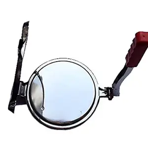 Kuber Industries™ Stainless Steel Puri Press/Chapati Press/Papad Press (Large Size)-PURI06