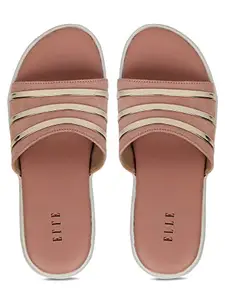 ELLE Women's Peach Slider