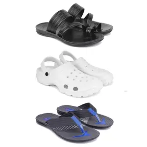 DRACKFOOT Men's Sandals | Lightweight Wear| Stylish & Easy to Wear For Men's GRT-SAN-(3-COMBO)-3152-3122-3132-6