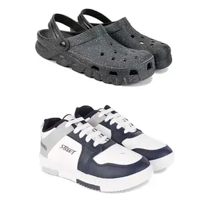 Men's Stylish Casual Shoes | Comfortable & Trendy Daily WearPremium Casual Shoes for MenGR-SPO-(2-Combo)-3056-1075-8 Multicolor