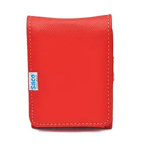 Saco Bag for Hard Disk case Cover Pouch Wallet for Lacie Porsche Design Mobile Drive 9000461 2 TB -Red