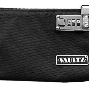 VaporVaultz Locking Accessory Pouch, 1 x 5.x 8 Inches, Black (VZ00503)