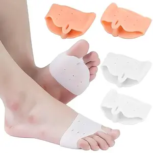 EARTHCONE foot pain relief Toe Separators Spacers Straightener and Spreader Bunion Aid Toe protector Tool for Man And Woman (1Pair)