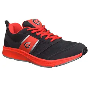 Gowin Bright Running Shoes (Red/Black, Size-6)