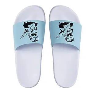 Shoe Mate Mens Comfort Sliders Black, Brown, Neon Green, White, Grey, Green, Sky Blue Boys Slippers