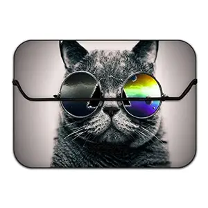 Theskinmantra 13-13.3 Inch Cat Cool Laptop Sleeve Case Bag for Apple MacBook/MacBook Air/MacBook Pro/Surface Book/Notebook Computer, Multicolor (8281MAC)