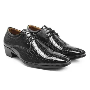 BXXY Men Black Formal Shoes-9 UK (43 EU) (599-Black-9)