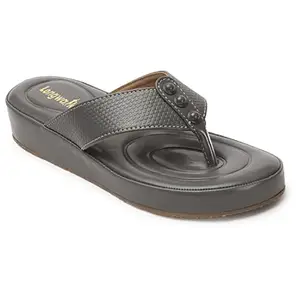 Longwalk Grey Synthetic Women Flat sandals