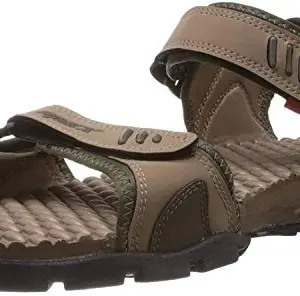 Sparx Men SS-103 Olive Camel Floater Sandals (SS0103G_OLCL_0006)