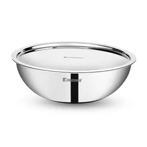 BERGNER TriPro Triply Stainless Steel Deep Kadhai