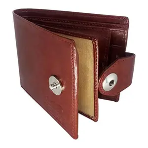 Gargi Faux Leather Brown Fashion Regular Wallet, 5 Card Slot