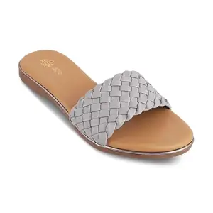 tresmode 239-WE GREY SMART CASUAL FLATS EU/37 UK/4