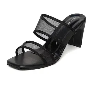 Marc Loire Women’s Slip-on Block Heel Fashion Sandals