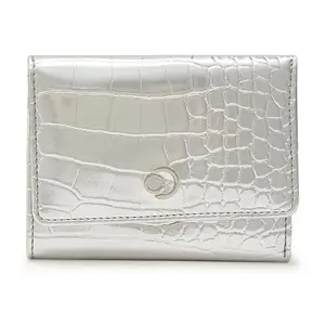 Caprese Kristy Wallet Small Trifold Silver