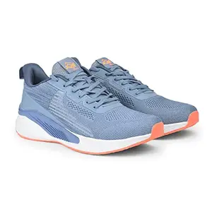 JQR Shoes for Men, Sports Shoes for Men, Running Shoes for Men, Men Shoes, Sports Shoes, Walking Shoes for Men, Sport Shoes for Men, Gym Shoes for Men (Wind-ICE BLU-ORG-7)