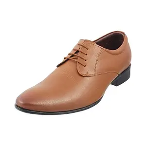 Metro Men's Tan Leather Formal Shoes-10 UK (44 EU) (19-5024)