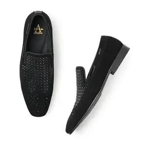 Arrow SOLIMO Men Black Formal Slip On Shoe (UK8)(US9)(2FA24263Z01)