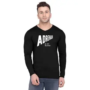 ALLEN BLACK Men's Round Neck T-Shirt,Men's T-Shirt Idea f Gym, Sp ts, Casual Outings, (GAR_ Tshrt_ XXL_5262_) Multicolour