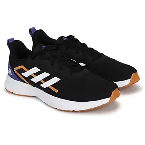 Adidas Men AdiSuave M Running Shoes CBLACK/FTWWHT/ORARUS/SONINK 6