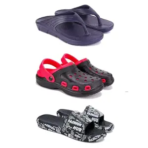 Men's Sandals | Lightweight Wear| Stylish & Easy to Wear For Men's PC-SAN-(3-COMBO)-3153-3017-3103-10