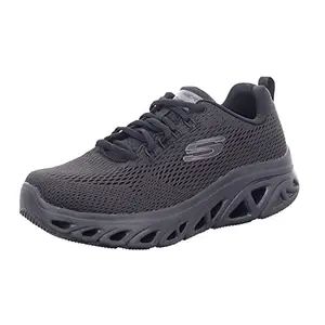 Skechers mens GLIDE-STEP SPORT - WAVE HEAT BLACK Casual Shoe -9 UK (10 US) (232270)