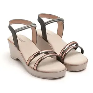 HEIGHTEN Women’s Synthetic Leather Heels | Stylish Artificial Leather High Heel Sandals for Party & Office Wear