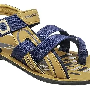 GENIAL Men Brown Comfortable Sandals (7)