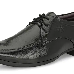 Server Hand Stitched Men's Formal Shoes S33 Black Shoes for Men Lace Up Shoes for Men Suj Derby Black Shoes for Men 8 UK/Ind