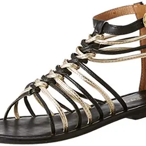 Tao Paris Women's Black Fashion Sandals - 8 UK/India (40 EU)(1753301)
