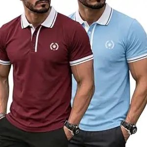 JVX Men Polo T Shirt || Polo T Shirt for Men || Reguler Fit Tshirt for Man || Coller T-Shirt (Available in Plus Size, Also Available in Combo Packs) (MRT-222)