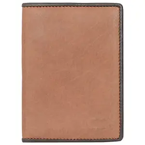 Leatherman Fashion LMN Unisex Genuine Leather Brown Card Holder (12 CC Slots)