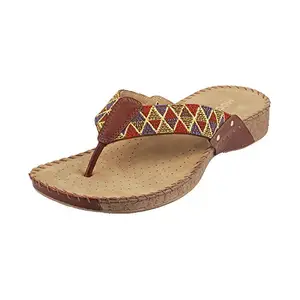 Mochi Women Tan Synthetic Sandals (Size Euro38/Uk5) (32-4-23-38-Tan)