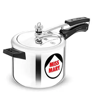 Hawkins 4 Litre Miss Mary Pressure Cooker, Inner Lid Cooker, Silver (MM40) price in India.